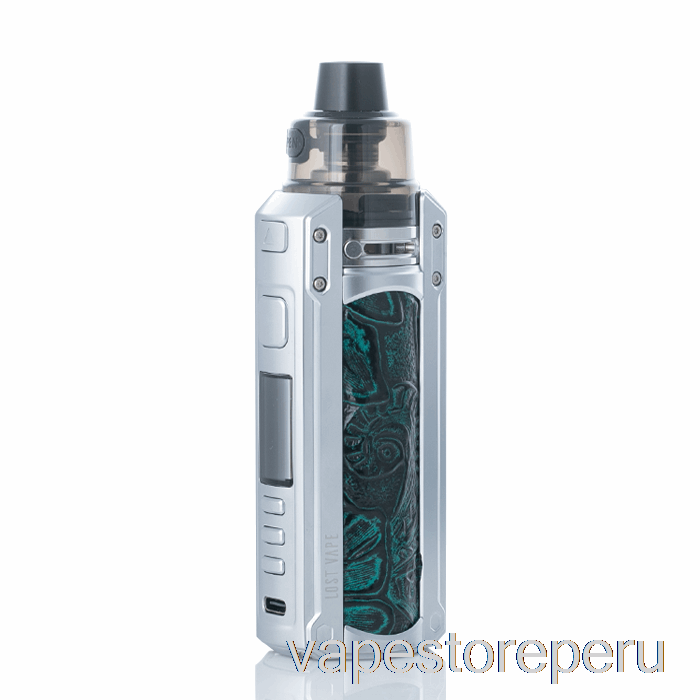 Vape Sin Nicotina Peru Vape Perdido Ursa Quest 100w Pod Mod Kit Acero Inoxidable / Cuero Ukiran